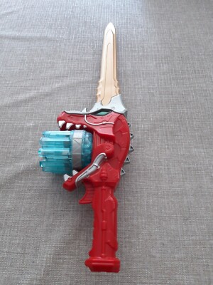 POWER RANGERS DINO SUPER CHARGE DELUXE SABBER GEBRAUCHT VOLL FUNKTIONSFÄHIG
