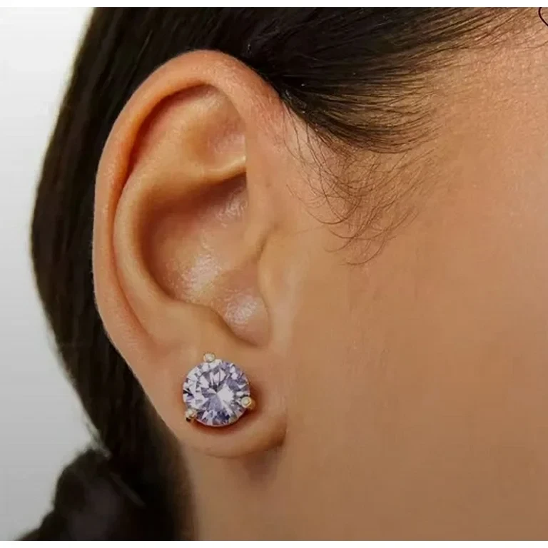 NWT NEW Kate Spade New York Rise And Shine Studs (Light Amethyst) Earrings - Image 2 of 3