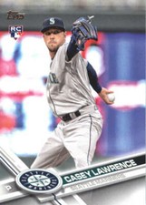2017 Topps Update #US89 Casey Lawrence RC Rookie Mariners 