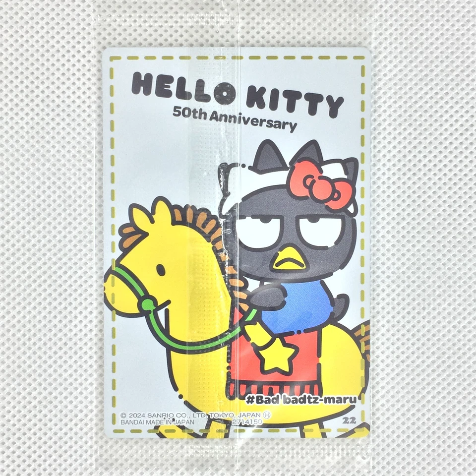 Sanrio Characters Wafers 5 No.22 Bad badtz-maru Sealed Bandai 2024 Japan - Image 4 of 4