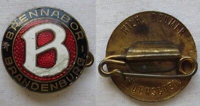 Enameled badge Brennabor Brandenburg-W. Deumer Lüdenscheid (111260)