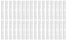 32tlg. Schubladenteiler Set Fachteiler Schubladeneinteiler Schubladen Einteiler