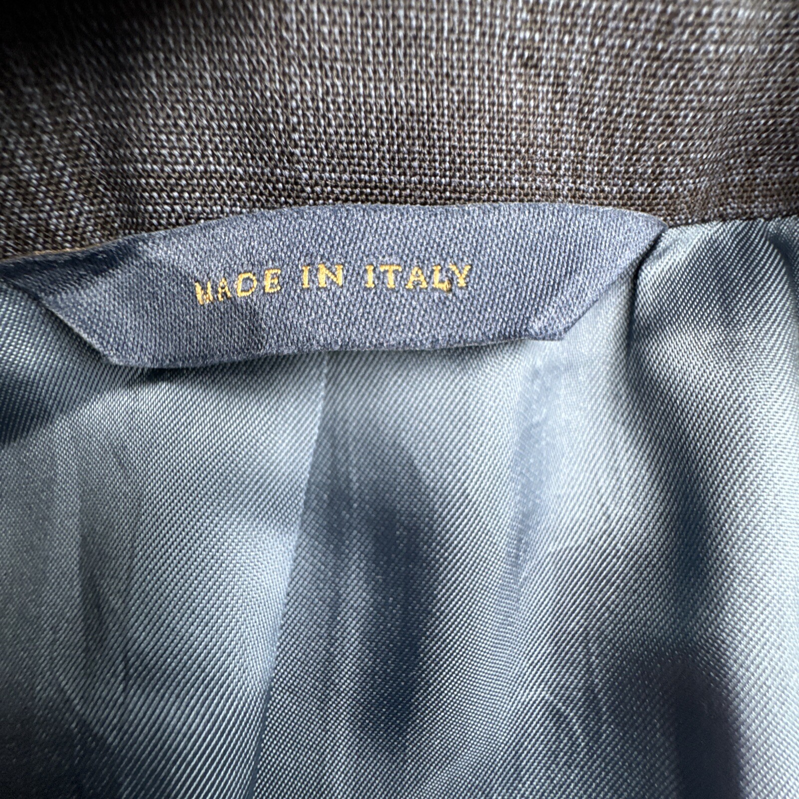 Brooks Brothers 1818 Regent Lanificio di Tollegno Blue Wool Blazer Jacket Sz 41R thumbnail 4