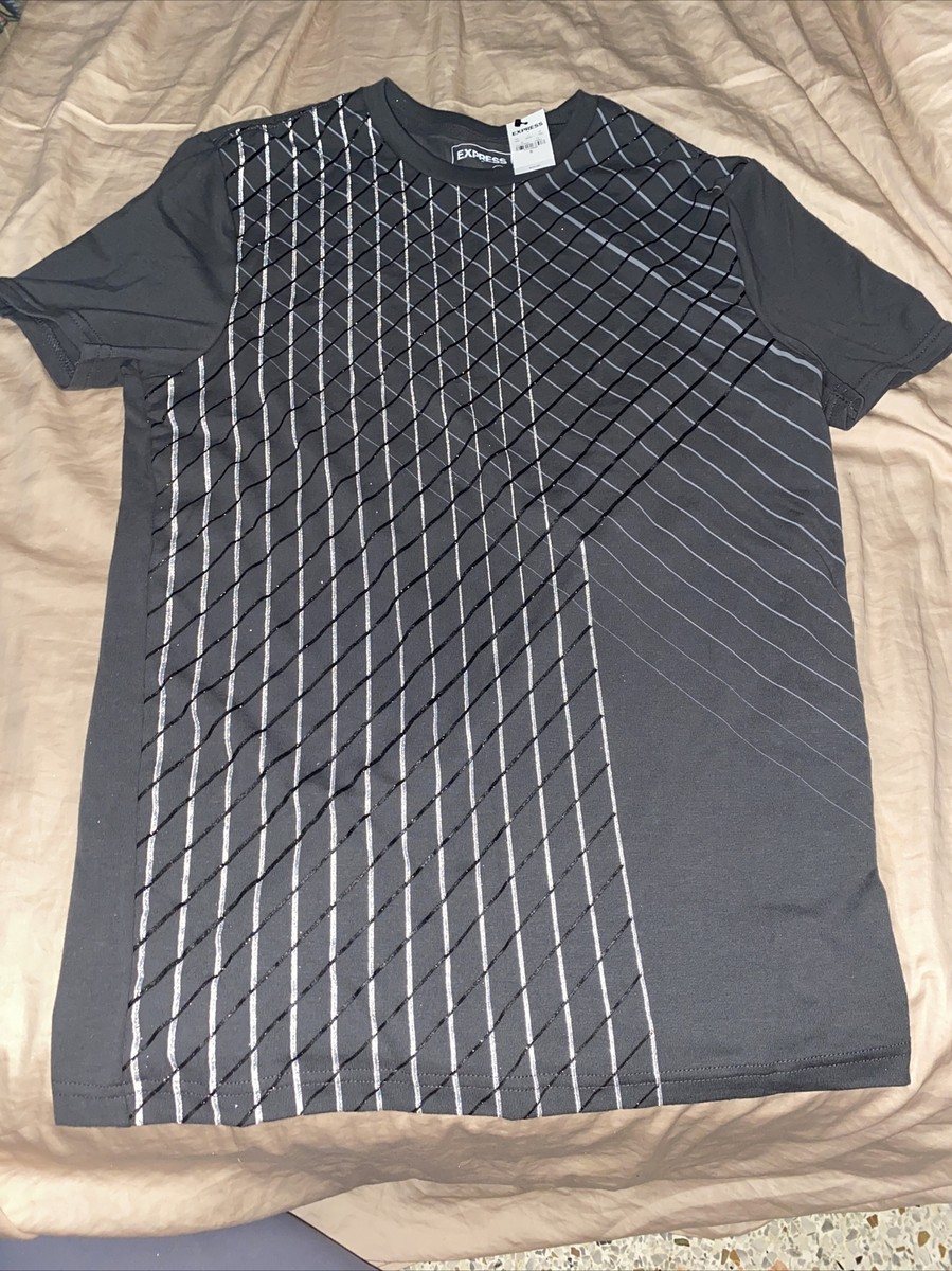 BE:FIRST ONLY LIMITED Tシャツ XL Men's Logo T-shirt with metallic effects | Blue | Diesel