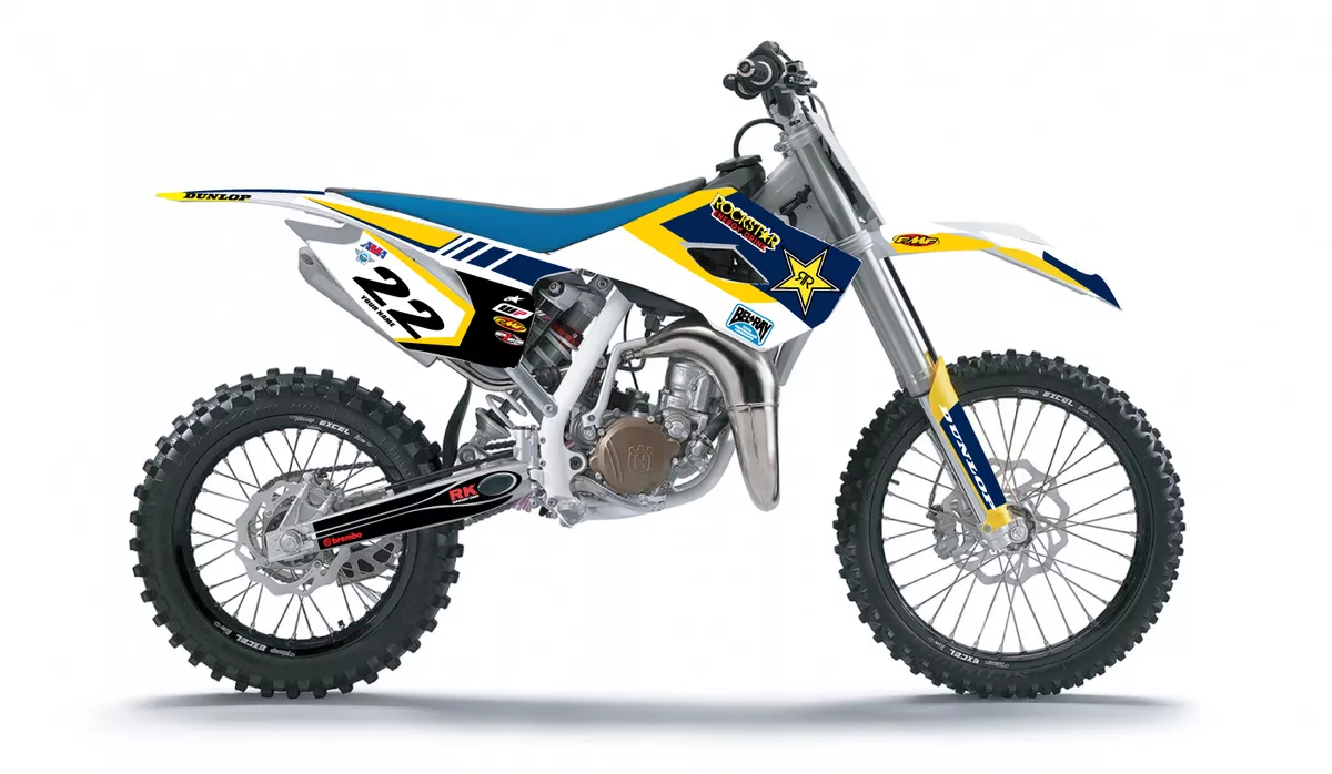 Husqvarna TC 85 2014 2017 Full custom graphic kit NIMBLE style
