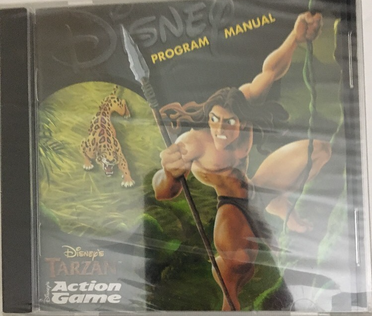 Disney's Tarzan Action Game PC CD ROM-NEW-RARE VINTAGE COLLECTIBLE