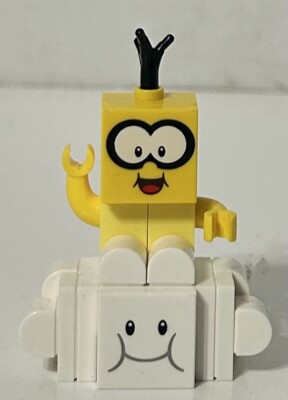 Lego Super Mark Bro: Lakitus Figure With His Cloud