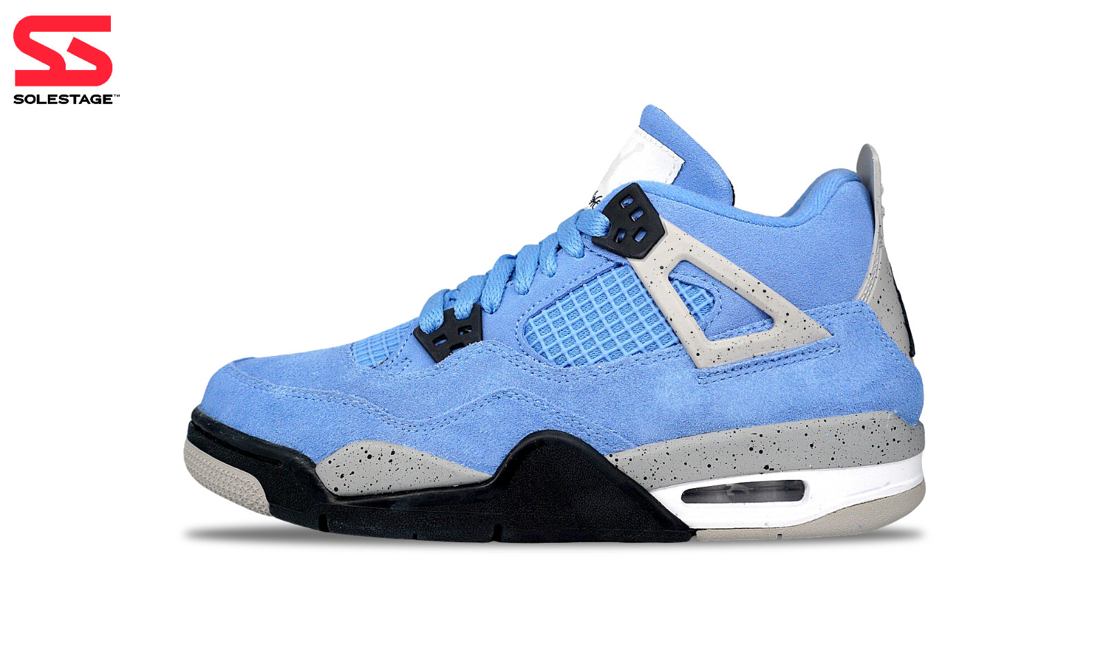 Nike Jordan 4 Retro University Blue (408452-400), размер GS, 4–7 лет