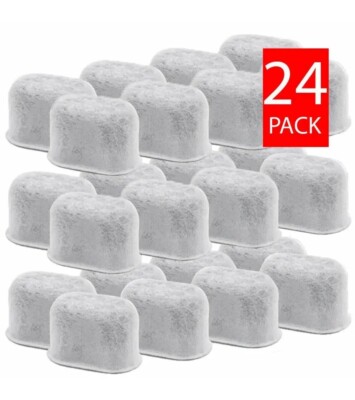 24 Premium Charcoal Water Filters for All Keurig 1.0 2.0 & Breville Coffee Maker