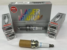 Pack of 4 NGK Laser Iridium Spark Plug Nickel Core Tip Standard 0.032in IZFR5G