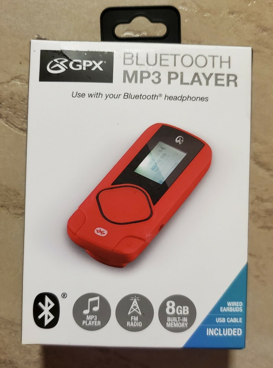 gpx 8gb mp3 player and ilive portable speaker