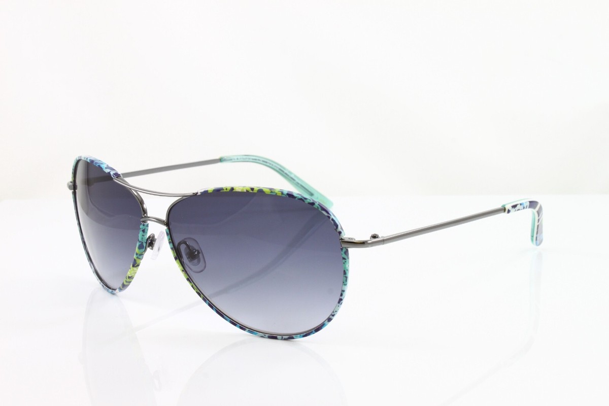 Vera Bradley Dark Blue Sunglasses Vera Bradley Lillian Polarized Sunglasses Oversized in Black  main image 3