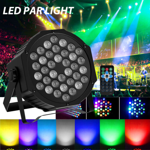 110W LED Par Strahler 36 LED RGB Bühnenbeleuchtung DMX Discolicht Scheinwerfer - Bild 1 von 12