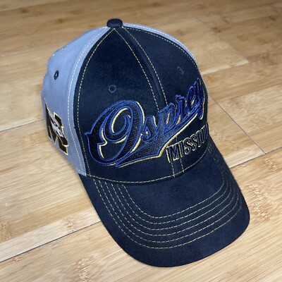Missoula Osrey Embroidered Fitted OSFA Stretch Comfort Flex Hat MiLB VG