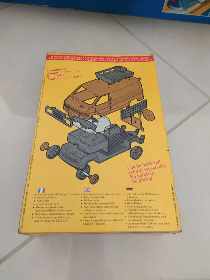 HELLER-AFRICA SAFARI -furgone Renault Trafic -scala 1/32 - Immagine 3 di 4