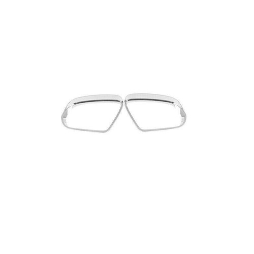 ABS Chrome Rearview Mirror Rain Eyebrow Frame Trim For Mercedes-Benz GLC 2016-21 - Picture 2 of 7