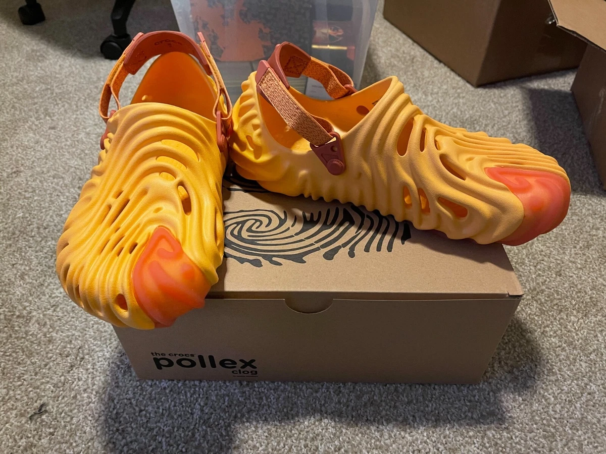 Orange crocs cheap size 12