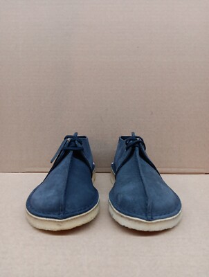 Clarks Desert Trek Suede Womens Shoe- Ink Blu- US Size 8(M) Wide
