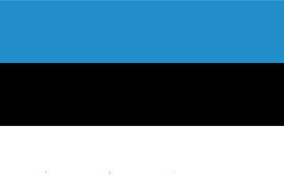 Blechschild 18x12 Estlands Flag of Estonia Wand Deko Bar Kneipe Sammler Geschenk