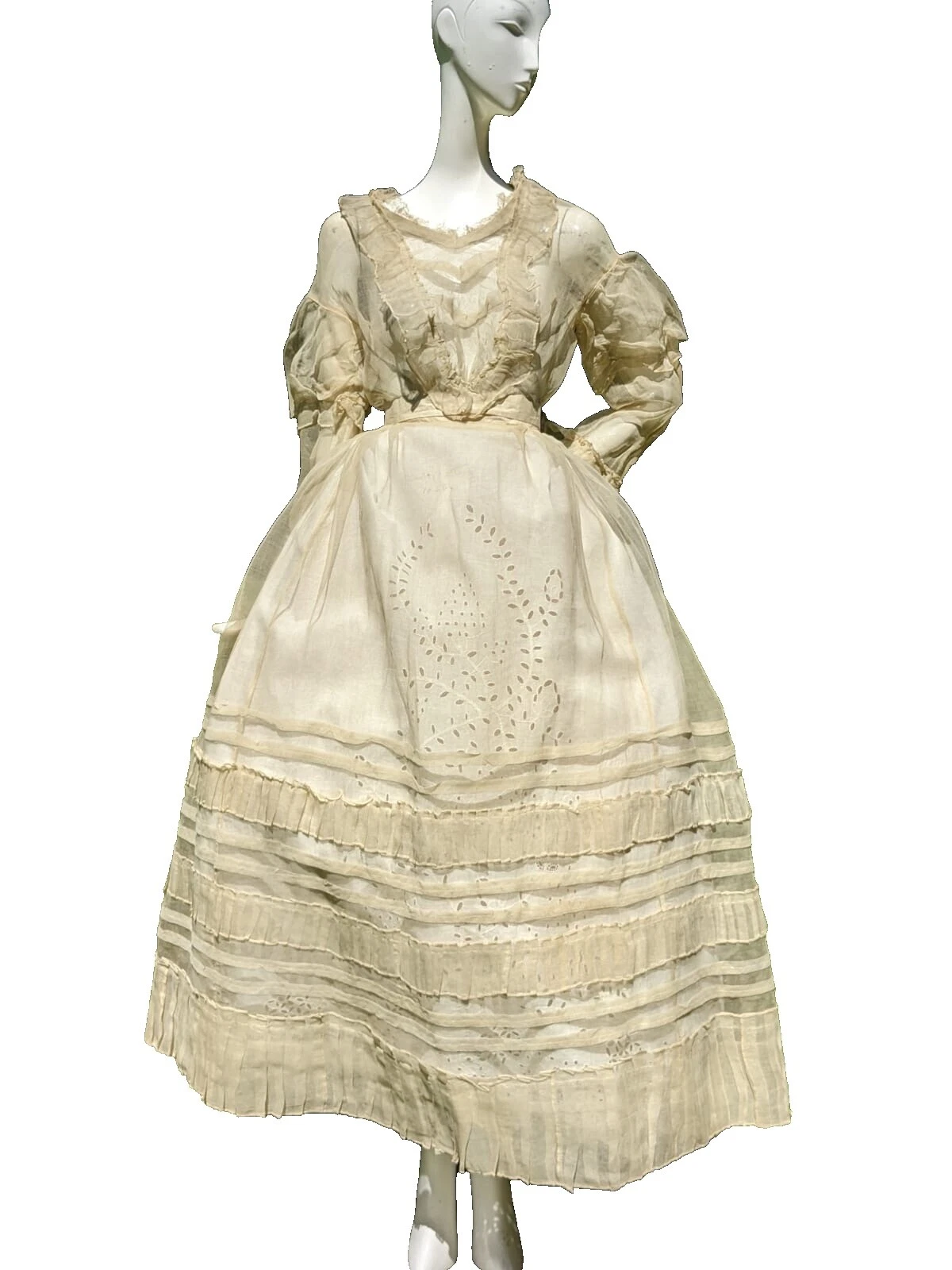 Victorian 100% Silk Vintage Dresses for Women