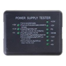 PC Computer 20/24 Pin Power Supply Tester Checker LED Diagnostic Tester