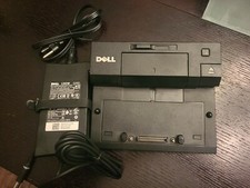 Dell Pro3x USB E-Port Replicator Docking Station w/ Genuine Dell Power Adapter