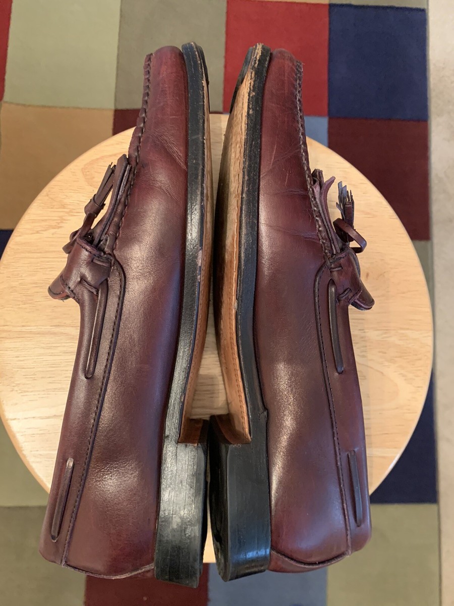 Allen Edmonds Chenault‎ Brown Men\'s Leather Kiltie Tassel Loafers Shoes Size 9 D Allen Edmonds Chenault Brown Men main image 4