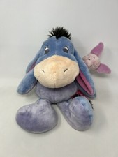 Disney Parks Floppy Eeyore Piglet on Shoulder Plush Winnie the Pooh 15"