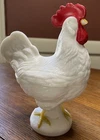 Vintage Westmoreland Standing Rooster Candy Dish 9”
