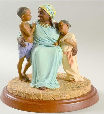 THOMAS BLACKSHEAR ''GRANDMAMA'' Figurine Ebony Vision Limited Edition