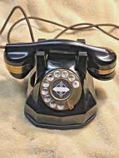 Automatic Electric Telephone Model 34 With Brass HighLights