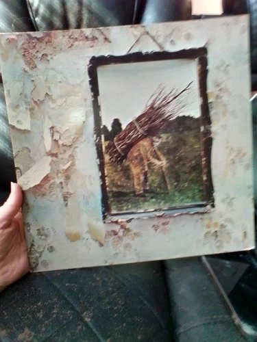 Led Zeppelin – Untitled (ZOSO) - 1971 Atlantic #SD-19129 Hard Rock Vinyl LP NM