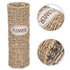 Hohe Korbvase Blumenvase Geflochten Blumenarrangementhalter Heimdekoration