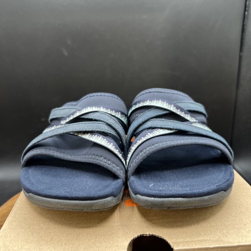 Merrell Womens Size 5 Terran 3 Cush Slide Navy Blue Slip On Sandals J002726 - Picture 3 of 10