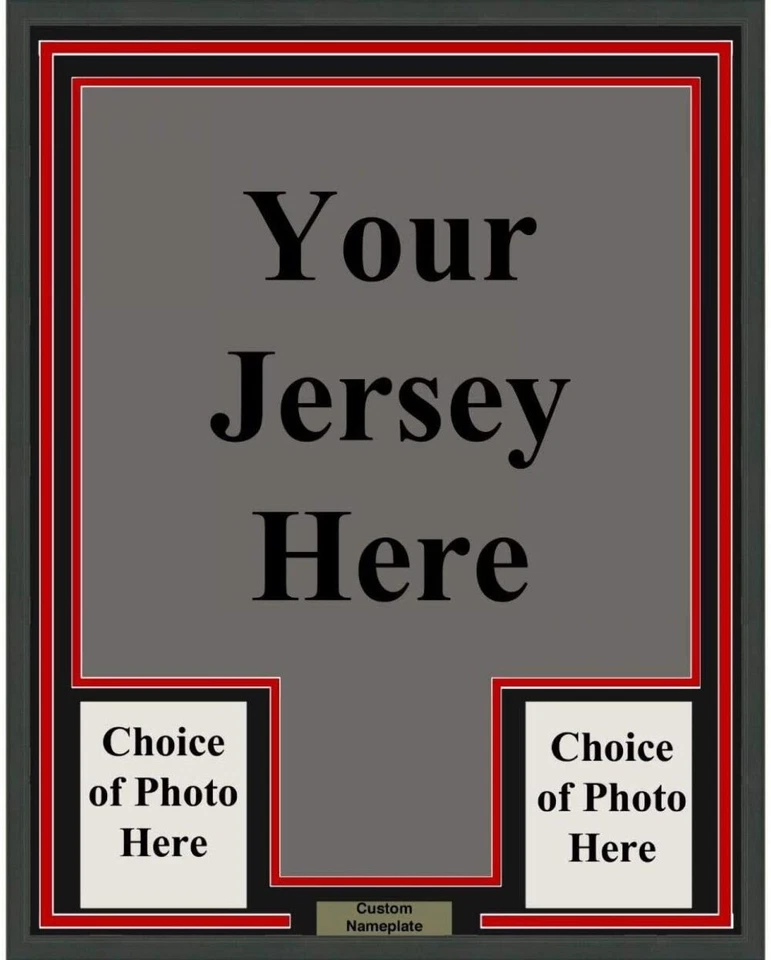 Marco Personaliza tu Jersey 35x39 Profesional Mate 5x7 Fotos ENVÍO GRATUITO Foto 2 de 4