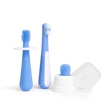 Ubbi Grow with Me One Size, With  Finger Toothbrush Set, Polaris