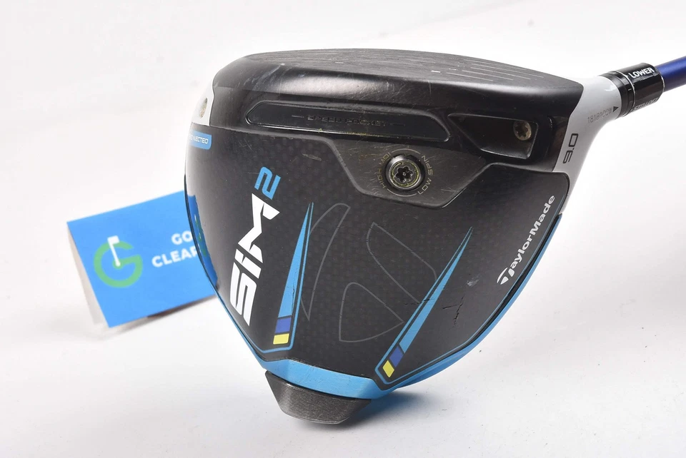 Taylormade SIM2 Driver / 9 Degree / X-Flex Diamana S+62 Shaft / Cracked Base - Image 2 of 4