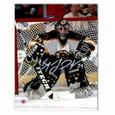 Byron Dafoe Autographed Boston Bruins Away 8x10 Photo