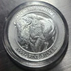 Buffalo 1 oz .999 Fine Silver Round MintID with NFC Scan Authentication