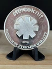 1975 1 Oz Engelhard Stevcoknit .999 Vintage Silver Round Stevcowovens - Scarce
