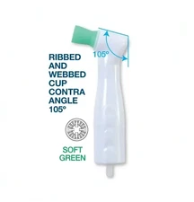 Premium Plus Prophy Angles Latex-Free Ribbed & Webbed Standard Soft Cup Box/100