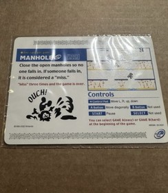 Nintendo Game and Watch Manhole LCD Game - NH 103 - excellent condition 