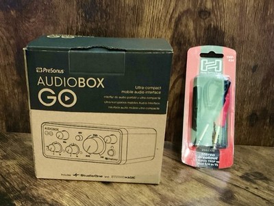 PreSonus AudioBox GO Compact 2x2 Bus-Powered USB Audio Interface