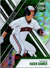 2017 Panini Elite Extra Edition #61 Hagen Danner Status Die Cut Emerald #/49