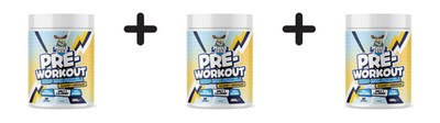 3 x Muscle Moose Pre-Workout Zero Itch Formula (20 Serv) Cloudy (95,18 EUR/kg)