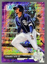 2017 Bowman Chrome Prospects - Fernando Tatis Jr. Purple Shimmer (RC)