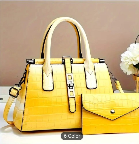 Crocodile Print Women's Handbag