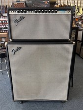 Fender Bandmaster Reverb TFL5005D head + 2x12 Cabinet 1974 w/hangtags- Re-capped