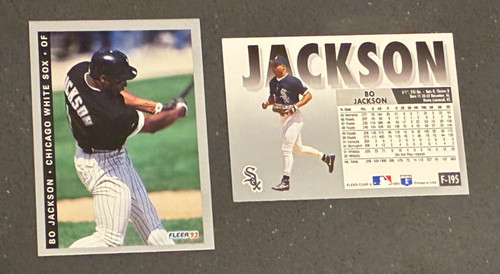 Bo Jackson #F-195 1993 Fleer Final Edition card