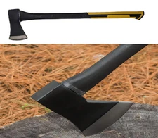 34" L Firewood Hatchet for chopping splitting Axe + Ergonomic Fiberglass Handle